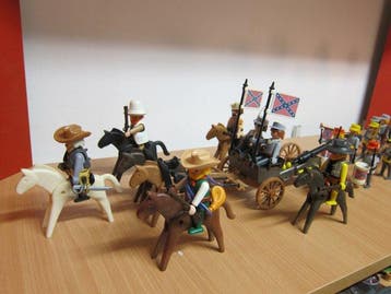 Playmobil - Playmobil Zuidelijke Soldaten Burgeroorlog -