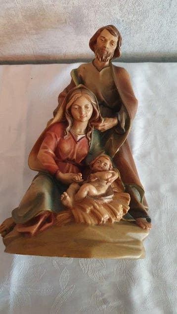 FRANZ BARTHELS - Mittenwald - Sculpture, Heilige Familie -, Antiek en Kunst