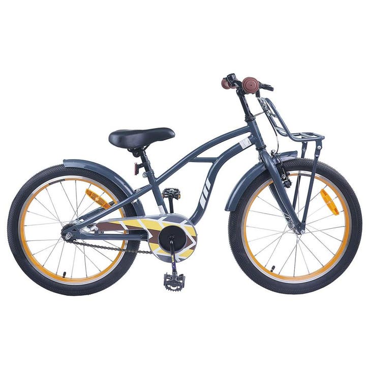 vidaXL Kinderfiets 18 Inch voor 5-7 jaar oud Donkergrijs, Fietsen en Brommers, Fietsen | Racefietsen, Nieuw, Verzenden