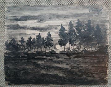 Paul Ceulemans (1884-1955) - Heide - Voor-avond - Kalmthout