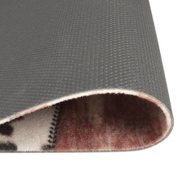 vidaXL Keukenmat wasbaar dierenhuidprint 45x150 cm fluweel, Verzenden, Nieuw