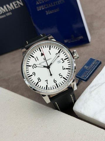 Revue Thommen - Airspeed Xlarge Automatik White -, Nieuw