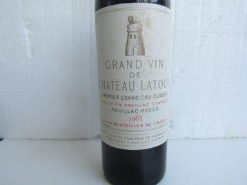 1963 Château Latour - Bordeaux, Pauillac 1er Grand Cru