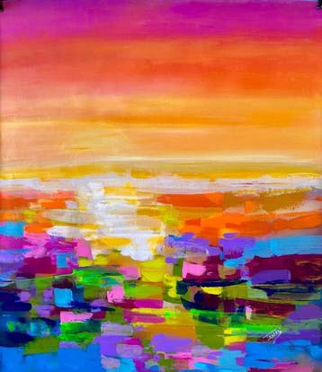 Isabel Tapias T - Los colores de la vida XL. No reserve.