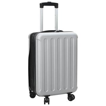 vidaXL Koffer met slot Zilver 34 x 23 x 55.5 cm ABS, Handtassen en Accessoires, Koffers, Verzenden, Nieuw
