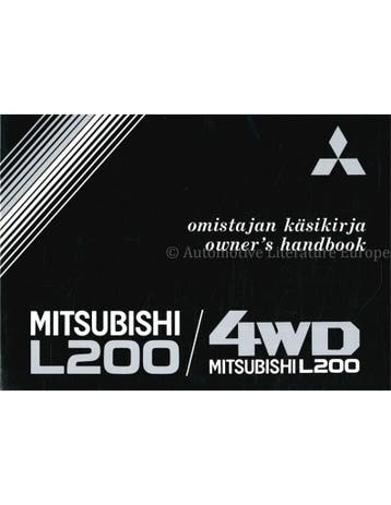 1994 MITSUBISHI L200 INSTRUCTIEBOEKJE FINS | ENGELS, Auto diversen, Handleidingen en Instructieboekjes