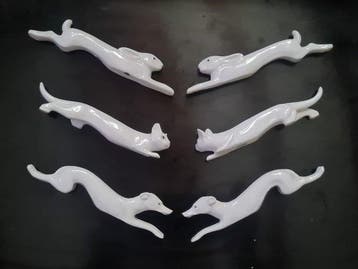 Petefler Porzellan - Tafelservies (6) - Porselein, Antiek en Kunst