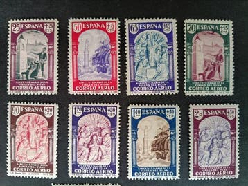 Spanje 1940 - Onze-Lieve-Vrouwe van de Pilar. Luchtpost. -