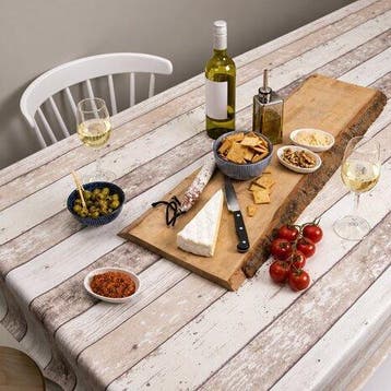 50% KORTING Mega deal: Tafelzeil woody light 250x140cm 12.50, Huis en Inrichting, Nieuw