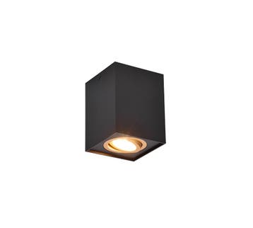 Trio BISCUIT plafondlamp | GU10 Fitting | zwart met goud | 9, Verzenden, Nieuw
