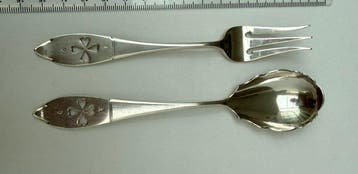 Hors doeuvre set (2) - Zilver - Diencouvert