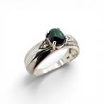 Zonder minimumprijs - Ring Zilver - Black Opal, Nieuw