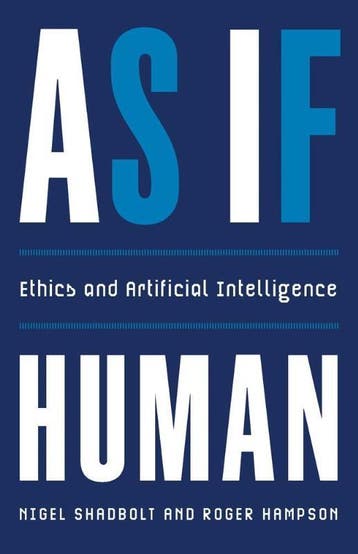 As If Human | Nigel Shadbolt; Roger Hampson | Nieuw, Verzenden, Nieuw, Nigel Shadbolt; Roger Hampson
