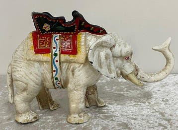 Spaarpot - Olifant - Gietijzer - Hubley Olifant