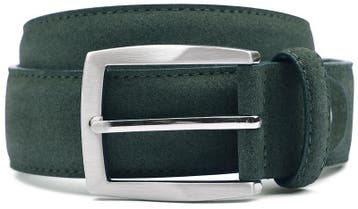 Suitable Riem Suède Leer Donkergroen maat 95 Heren, Vêtements | Hommes, Ceintures, Verzenden, Riem of Ceintuur