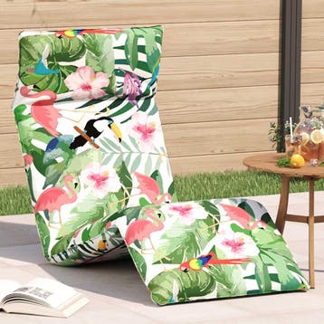 vidaXL Opvouwbare ligstoel Multicolor 175x54x8,5 cm Oxford, Verzenden
