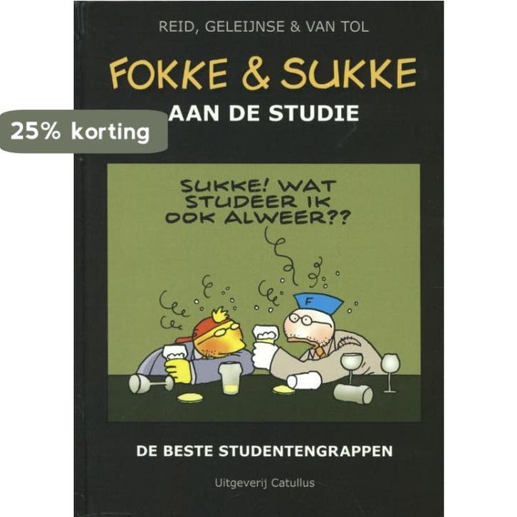 Fokke & Sukke aan de studie / Fokke en Sukke / 12 van Tol, Boeken, Stripverhalen, Zo goed als nieuw, Verzenden