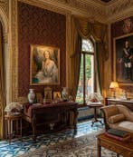 Spanish School (XX) - Queen Victoria Eugenia of Spain (After