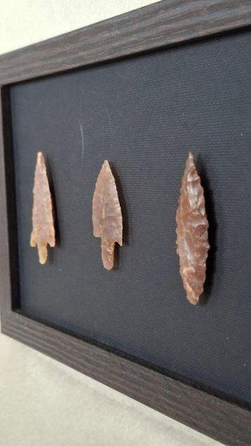 préhistoire silex Tête de flèche - 120 mm (Sans prix de