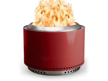 Veiling - Solo Stove Yukon-Vuurkorf 2.0 - Rood, Nieuw