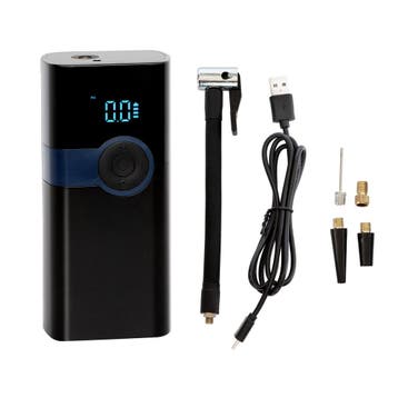 Accu Bandenpomp Inclusief Powerbank - Fiets - Elektrische, Tuin en Terras, Nieuw