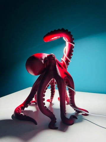 Tafellamp - Plastic - octopus