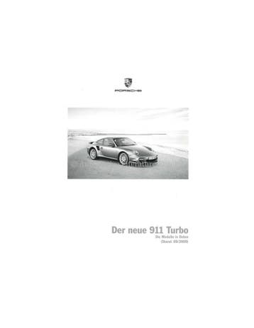 2010 PORSCHE 911 TURBO TECHNISCHE GEGEVENS DUITS