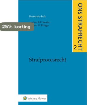 Strafprocesrecht / Ons strafrecht / 2 9789013121797, Verzenden, B.F. Keulen