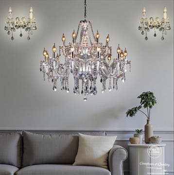 SLC Illumina - MG - Lustre (3) - Lumières 18 - Cristal -