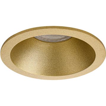 Spot Armatuur GU10 Inbouwspot Rond Ø82mm - Aluminium Goud -, Verzenden, Nieuw