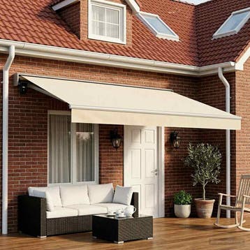 vidaXL Vervangingsdoek voor zonnescherm Crèmekleurig 500 ×, Verzenden