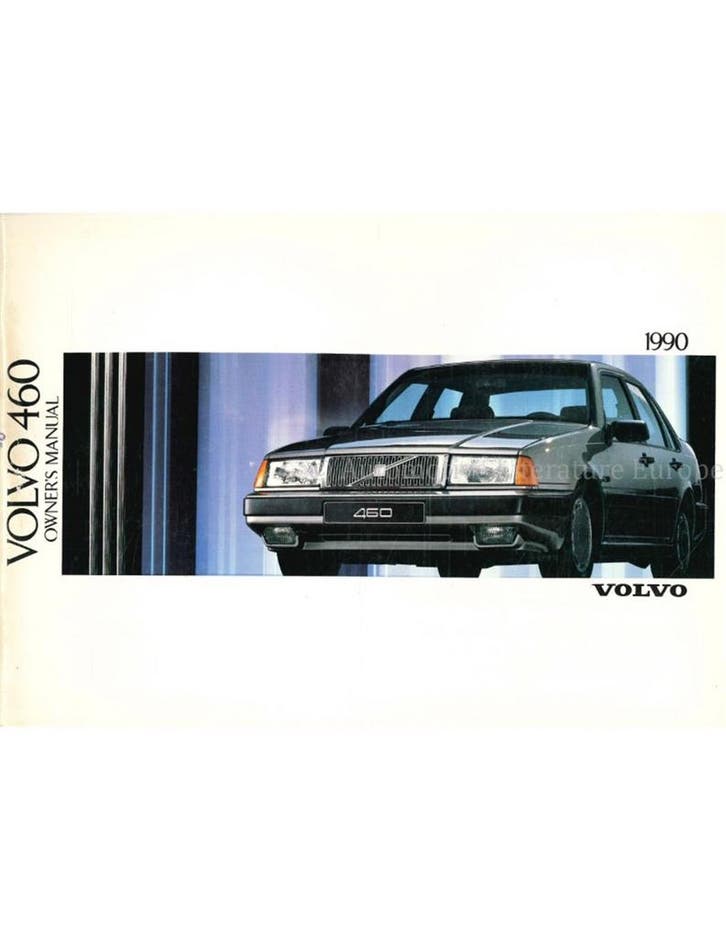 1990 VOLVO 460 INSTRUCTIEBOEKJE ENGELS, Autos : Divers, Modes d'emploi & Notices d'utilisation