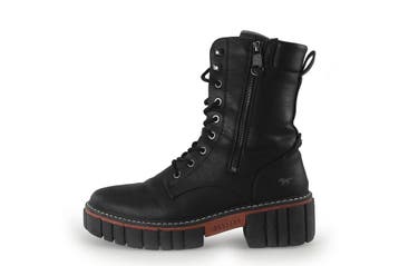 Mustang Veterboots in maat 41 Zwart, Kleding | Dames, Schoenen, Verzenden, Zwart, Overige typen, Zo goed als nieuw