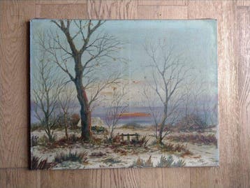 A. Everaert (XX) - Landschap rond Brugge