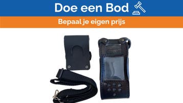 Bieden: Icom Leather Carrying Case for, Ophalen of Verzenden