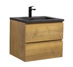 Badkamermeubel Set Angela 60 cm Eiken Badmeubel, Verzenden