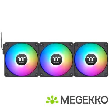 Thermaltake CT140 EX ARGB Sync Ventilator 14 cm Zwart 3, Verzenden