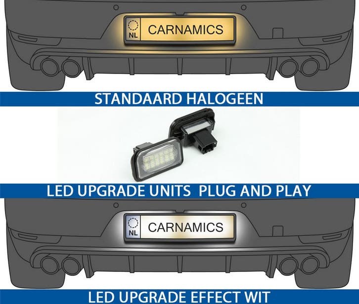 LED Kentekenverlichting | W203 4D Sedan, Auto-onderdelen, Verlichting, Nieuw, Mercedes-Benz, Verzenden