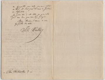 Jules Vallès - Lettre autographe signée à [Edmond About], Nieuw