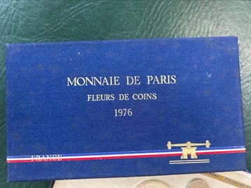 Frankrijk. Year Set (FDC) 1976 (9 monnaies) (Zonder