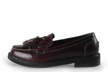 Stefano Lauran Loafers in maat 38 Rood, Kleding | Dames, Schoenen, Verzenden, Overige typen, Zo goed als nieuw, Stefano Lauran