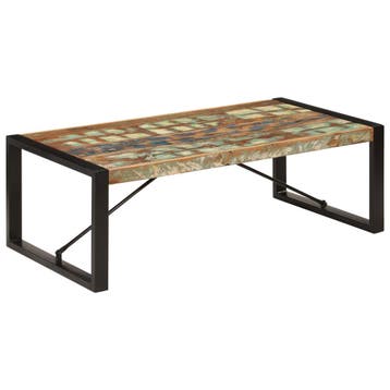 vidaXL Salontafel 120x60x40 cm massief gerecycled hout, Verzenden