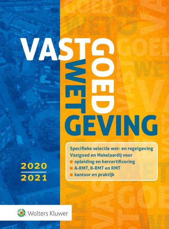 Vastgoedwetgeving 2020-2021 9789013157727, Livres, Science, Envoi