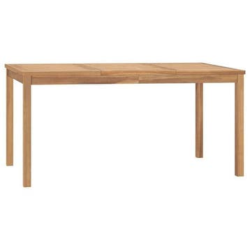 Table jardin teck 160x80cm - Retour client - 35% de remise, Jardin & Terrasse, Verzenden