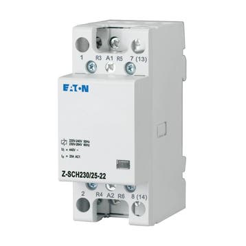 Eaton Installation Contacteur 230VAC 50Hz 25A 2NO+2NC, Verzenden