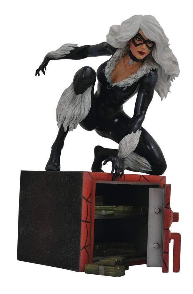 Marvel Comic Gallery PVC Statue Black Cat 23 cm, Verzamelen, Film en Tv, Nieuw, Ophalen of Verzenden
