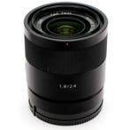 Sony E 24mm f/1.8 ZA ZEISS Vario-Sonnar T* + zonnekap Prime, Nieuw