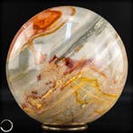 Elegante veelkleurige jaspiskogel uit Madagaskar – Zachte