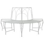 vidaXL Boom Bank 4-Aantal zitplaatsen 160 x 80 x 89 cm Staal, Verzenden, Nieuw
