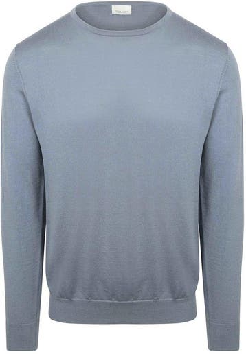 Profuomo Pullover Merinowol Blauw maat Maat 52/54 (L) Heren, Maat 52/54 (L), Nieuw, Profuomo, Verzenden